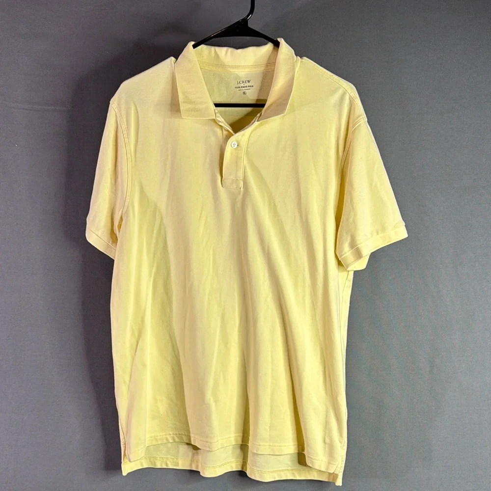 J. Crew Men's Yellow Polo Shirt extra large‎